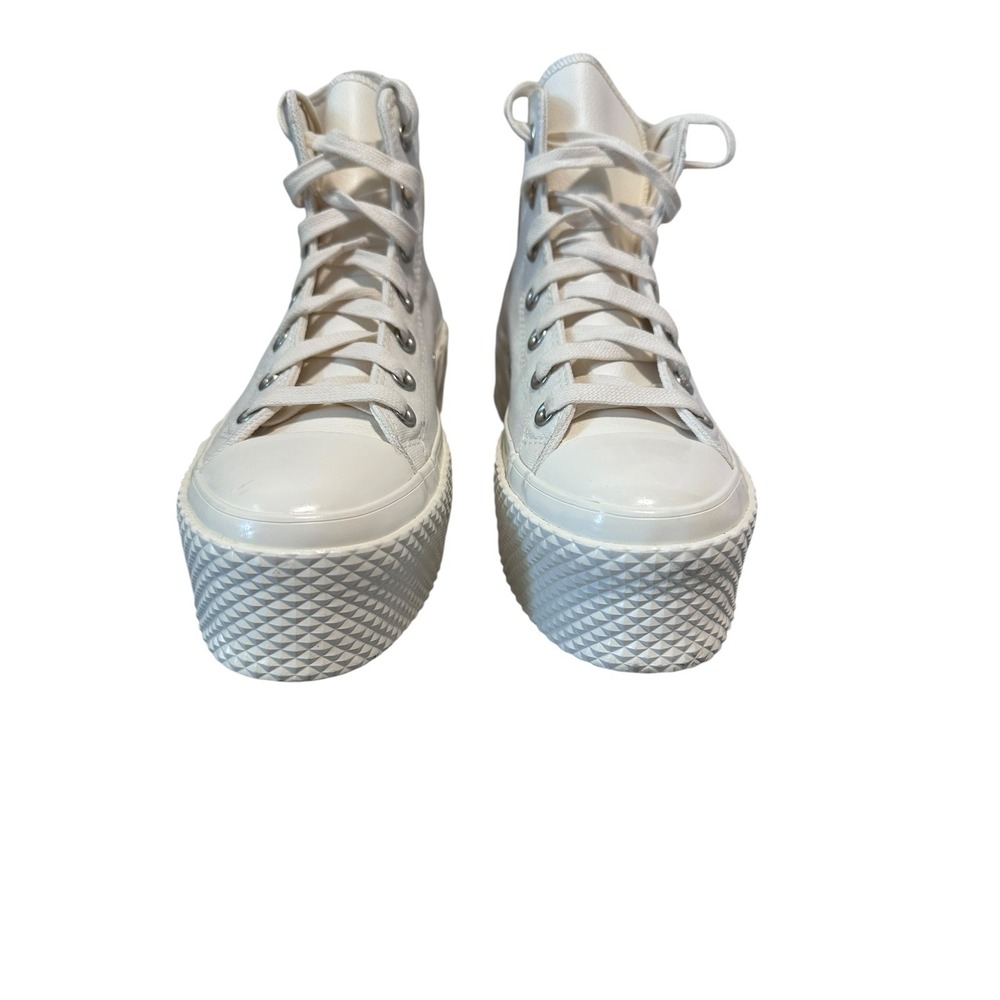 Converse Not A Chuck Platform High Top‎ Womens 5 White Excellent Chunky Sneaker